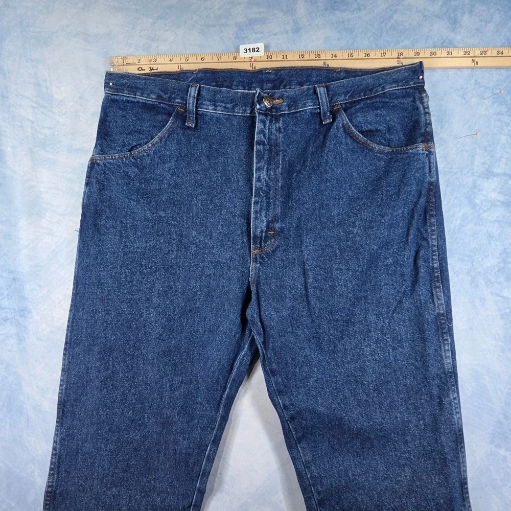 Brittania Regular Fit Jeans Mens 38x30 Dark Wash Heavyweight Denim 1B110SW NEW